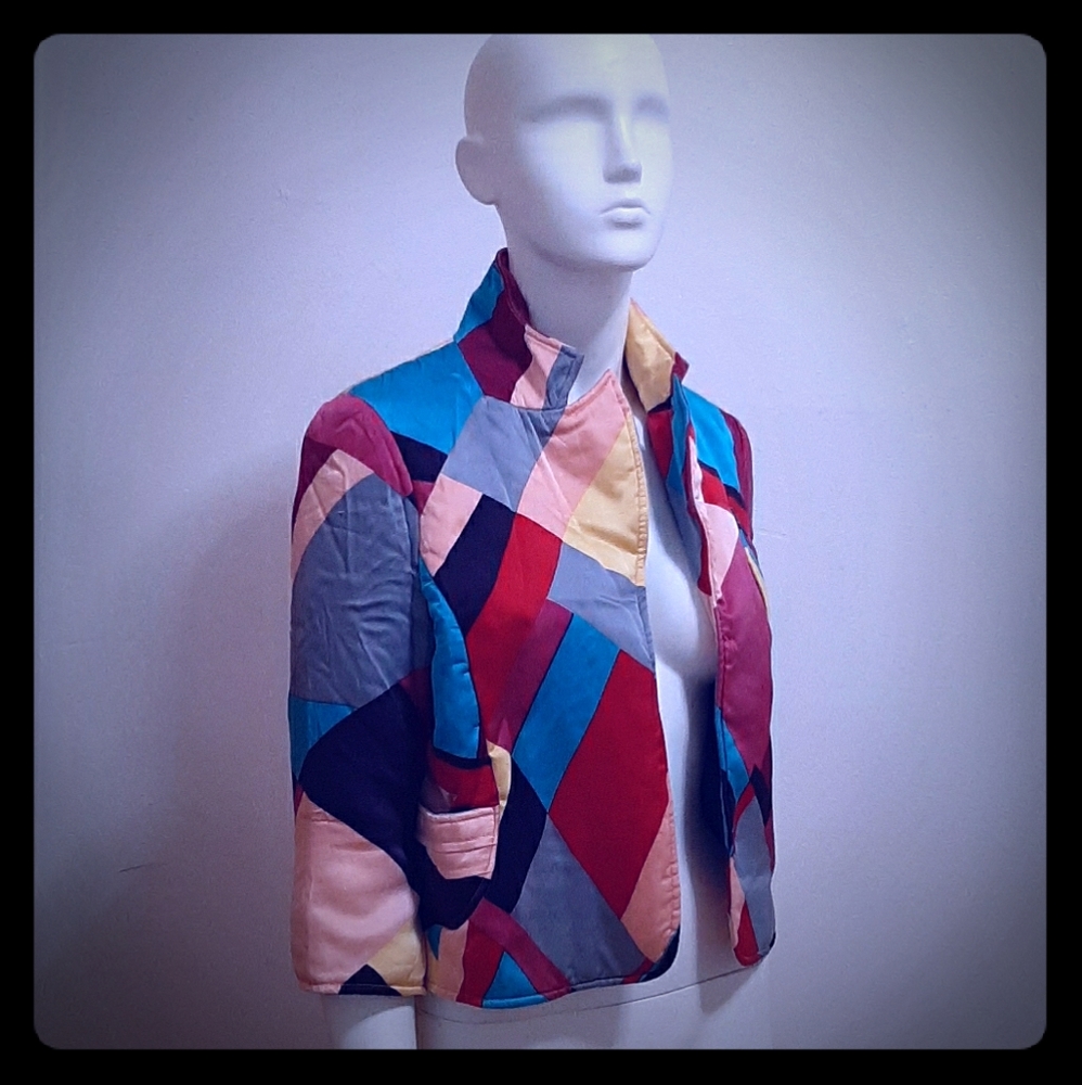 WALTER BOLERO JACKET 100% SILK